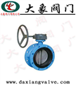 D341J蜗轮法兰衬胶蝶阀